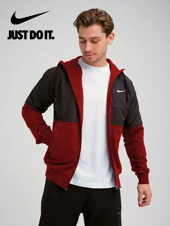 ست سویشرت و شلوار مردانه نایک کلاهدار صادراتی قرمز